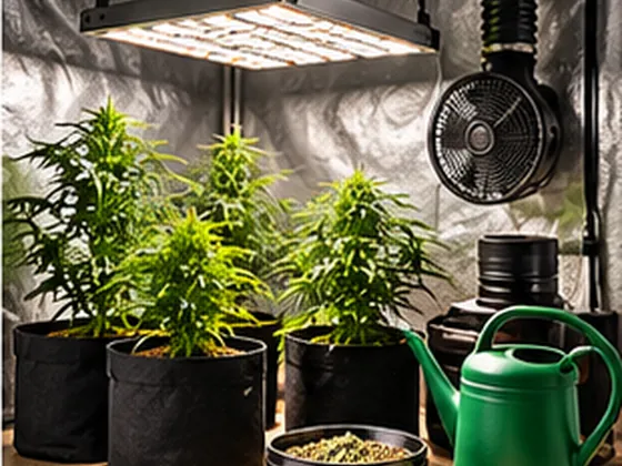 Illustrative image for Cannabis cultivation and gardening products