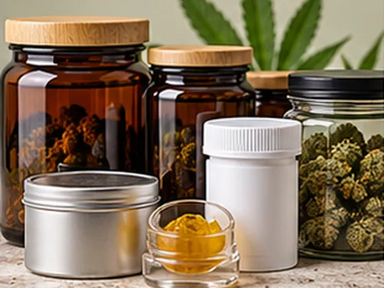 Illustrative example for Cannabis storage packaging and accessories